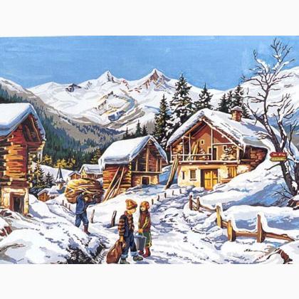 Invierno en la aldea