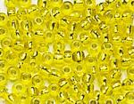 Rocailles - Transp. agujero plateado 2,6mm. - Amarillo