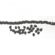 Rocailles - Transp. mariposa 2x4 mm. - Negro