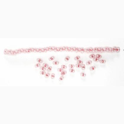 Rocailles - Transp. mariposa 2x4 mm. - Rosa
