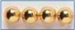 Perlas de cera: Oro 3mm.