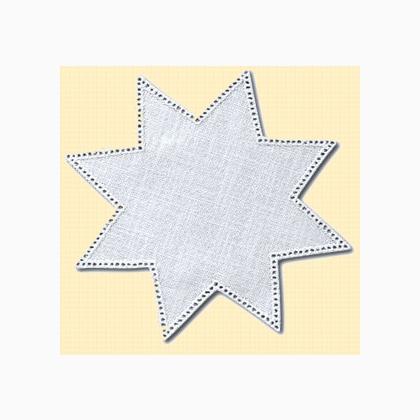 Pañito de mesa Estrella (pequeño) - Blanco 20x20