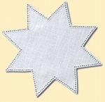Pañito de mesa Estrella (pequeño) - Blanco 20x20