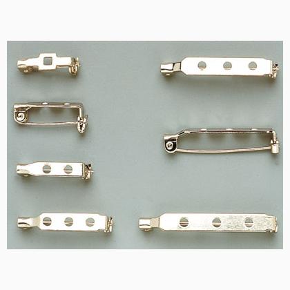 Broche en forma de alfiler de seguridad - Platino 30mm