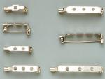 Broche en forma de alfiler de seguridad - Platino 30mm