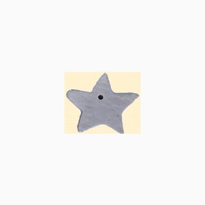 3517M - Medium Pale Blue Star Charm