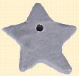 3517S - Small Pale Blue Star Charm