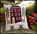 Ornament 6-Red House In Winter