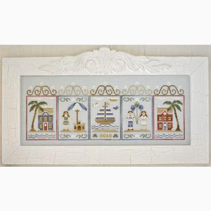 Summer Seascape: Beach Couple