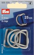 Anillos semicirculares (25 mm.) - Plata