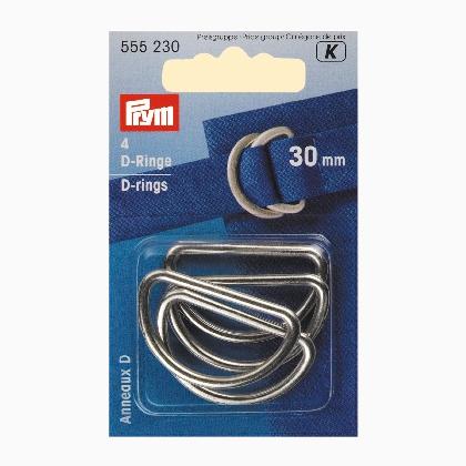 Anillos semicirculares (30 mm.) - Plata