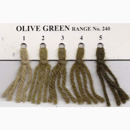 Crewel Wool Hank - Olive Green 242