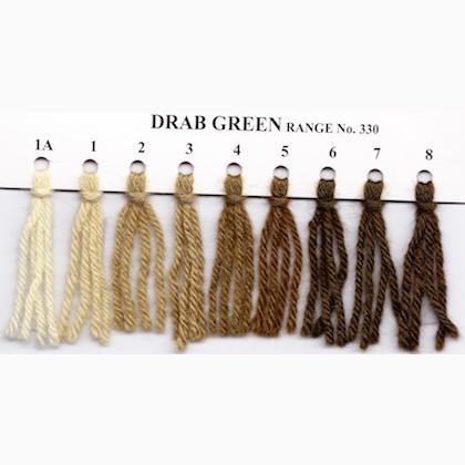 Crewel Wool - Drab Green 338
