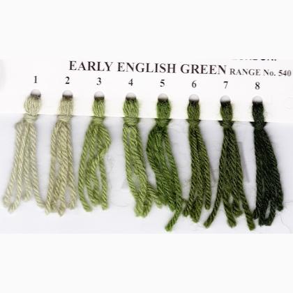 Crewel Wool Hank - Early English Green 544
