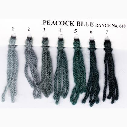 Crewel Wool Hank - Peacock Blue 642