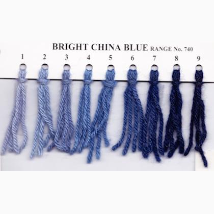 Tapestry Wool Hank - Bright China Blue 741