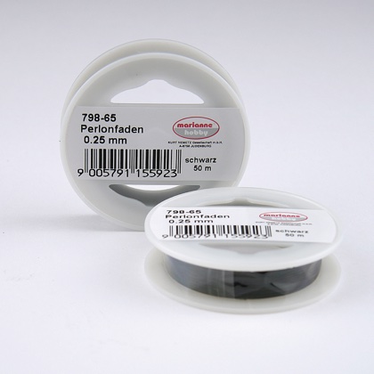 Hilo de nylon 0.25mm. Negro