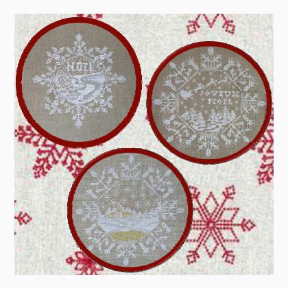 3 Copos de nieve