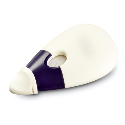 Rodillo para sastres \"Mouse\" con mango suave - blanco