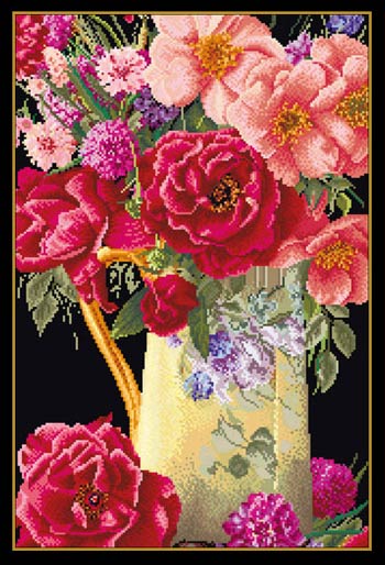 Rose Bouquet - negro