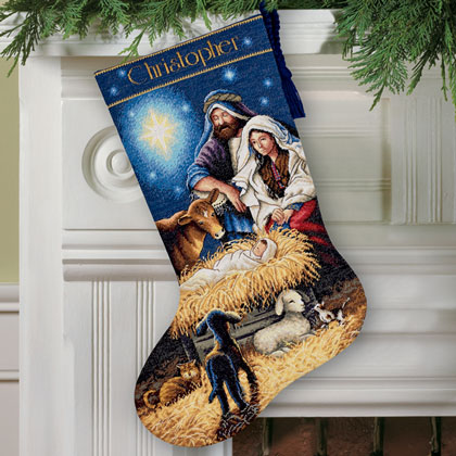 Calcetín navideño - Holy Night