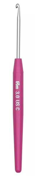 Ganchillo para lana con mango suave - 3 mm