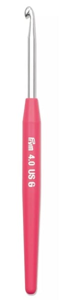Ganchillo para lana con mango suave - 4 mm