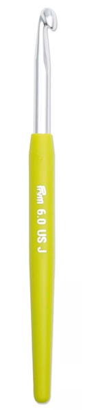 Ganchillo para lana con mango suave - 6 mm