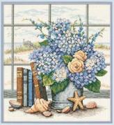Hydrangeas and Shells