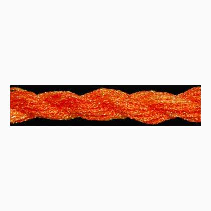 ThreadworX Hand Overdyed Metallic #4 - 410710 - Orange Swirl