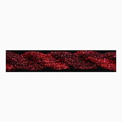 ThreadworX Hand Overdyed Metallic #4 - 41089 - Bleeding Hearts