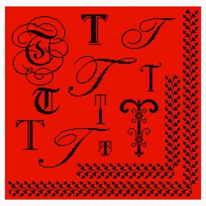 Sampler Letra T