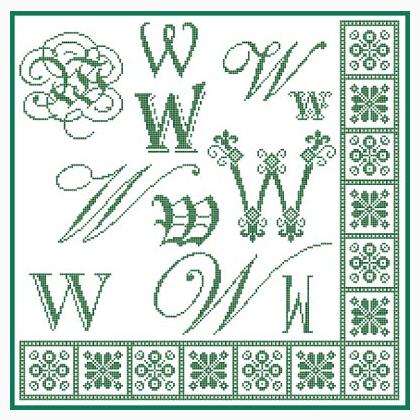 Sampler Letra W