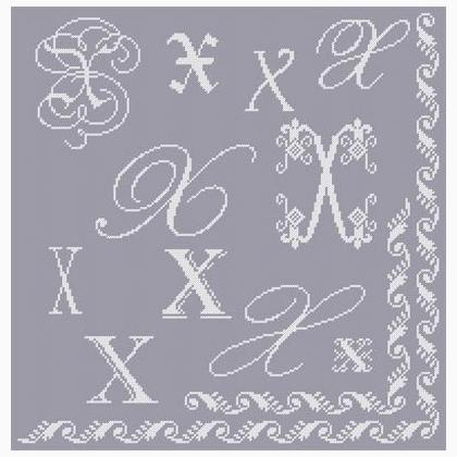 Sampler Letra X