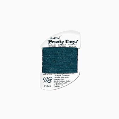 PY045 - Petite Frosty Rays Dark Antique Blue Gloss