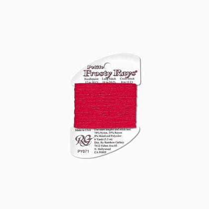 PY071 - Petite Frosty Rays Christmas Red Gloss