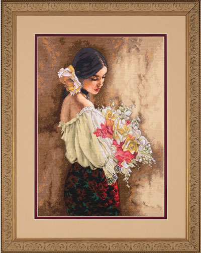 Woman with Bouquet