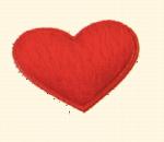 Corazón de fieltro