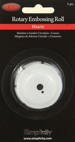 Deluxe Embossing Machine Roll, Corazones