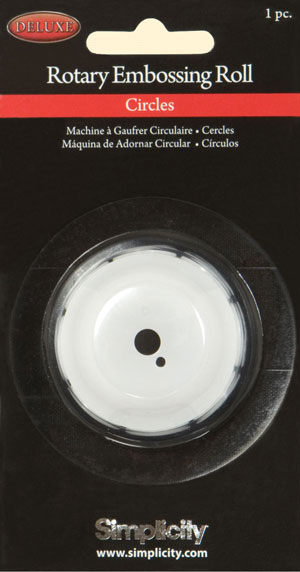Deluxe Embossing Machine Roll, Círculos floreales