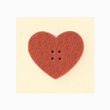Riche Heart - Large Rojo Ladrillo (2)