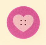 Riche Round Heart - Rosa y Fucsia