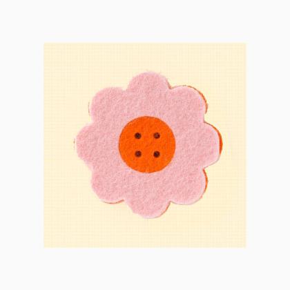 Riche Round Heart - Rosa/Naranja