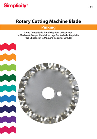 Simplicity Rotary Pinking Cutting Machine Blade 