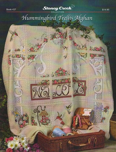 Hummingbird Trellis Afghan