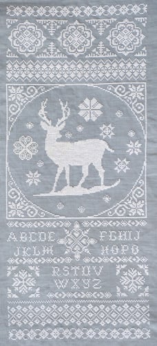 Un cerf en hiver