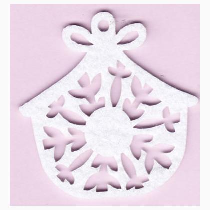 Decoraciones encantadoras: casita blanca