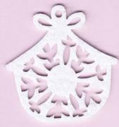 Decoraciones encantadoras: casita blanca
