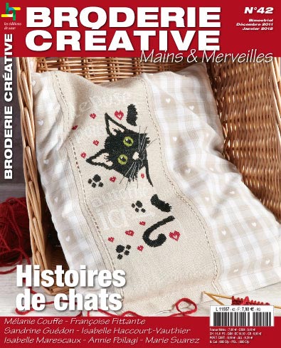 Broderie Créative 42 - Histoires de chats