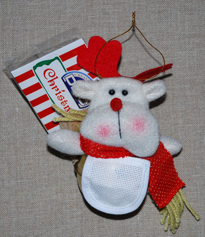 Muñeco Navidad - Reno a colgar con pequeña campana